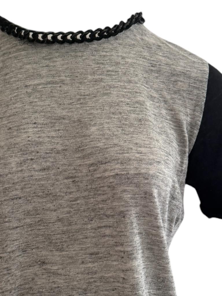 Sandro shirt S, Ophalen of Verzenden, Zo goed als nieuw, Korte mouw, Grijs