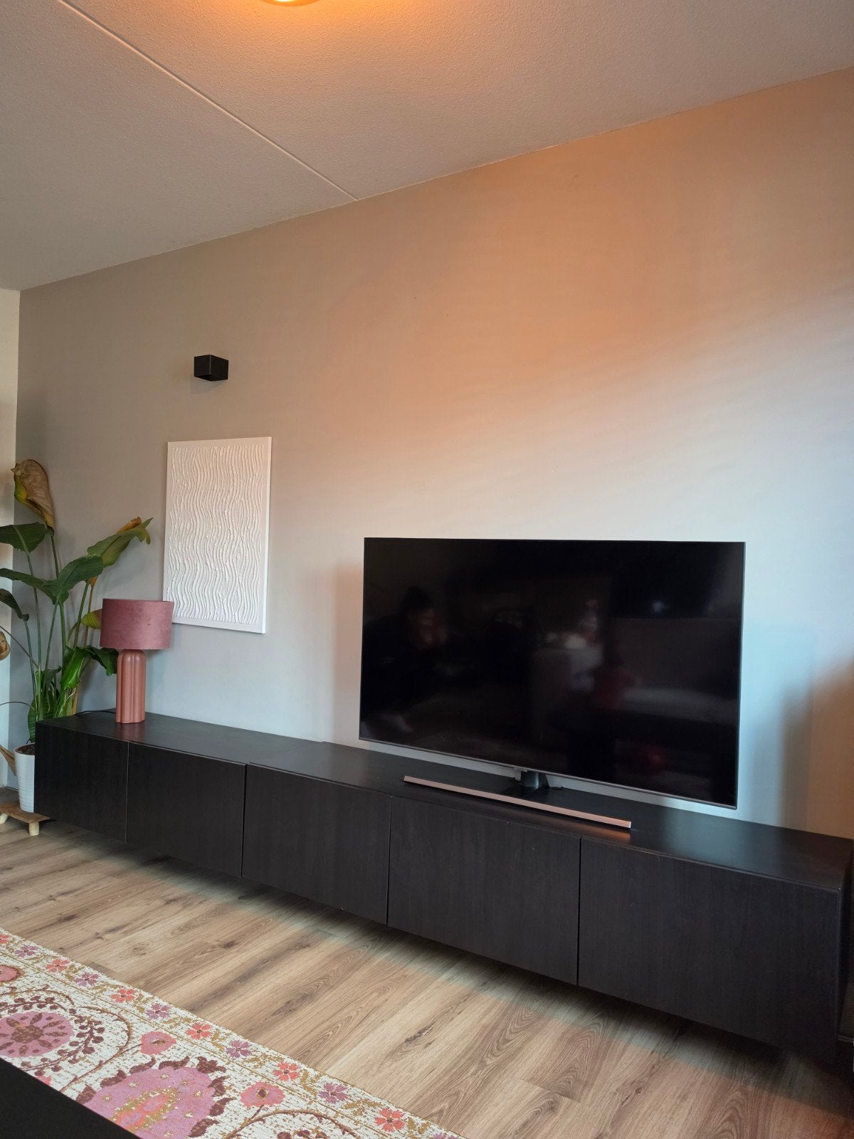 IKEA Besta TV-meubel met lichte gebruikssporen, Ophalen, Gebruikt, 200 cm of meer, Minder dan 100 cm