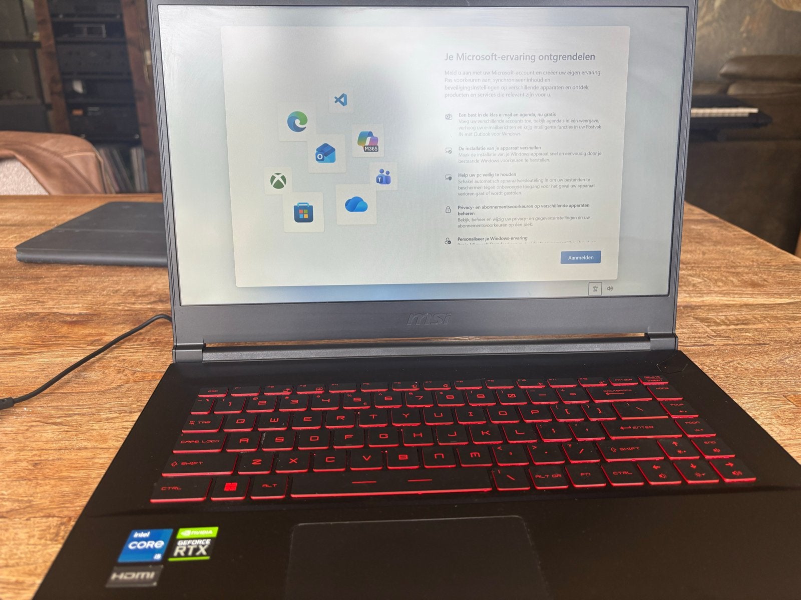 MSI GF63 Thin 11UC Gaming Laptop - Intel i5, RTX 3050, Gebruikt, Met videokaart, 2 tot 3 Ghz, Ophalen of Verzenden