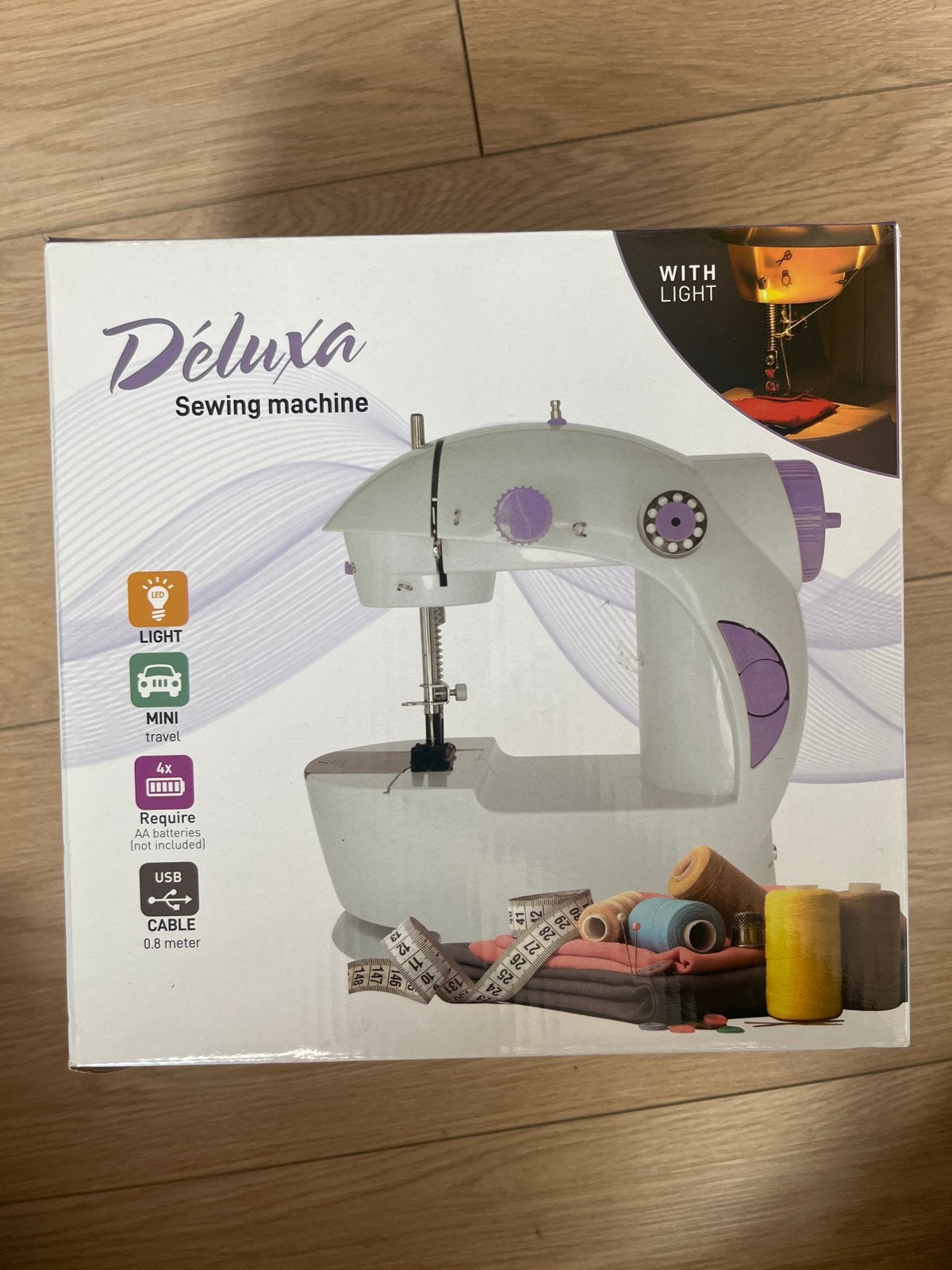 Déluxa Mini Naaimachine - Compact en Draagbaar, Ophalen, Nieuw, Naaimachine, Overige merken