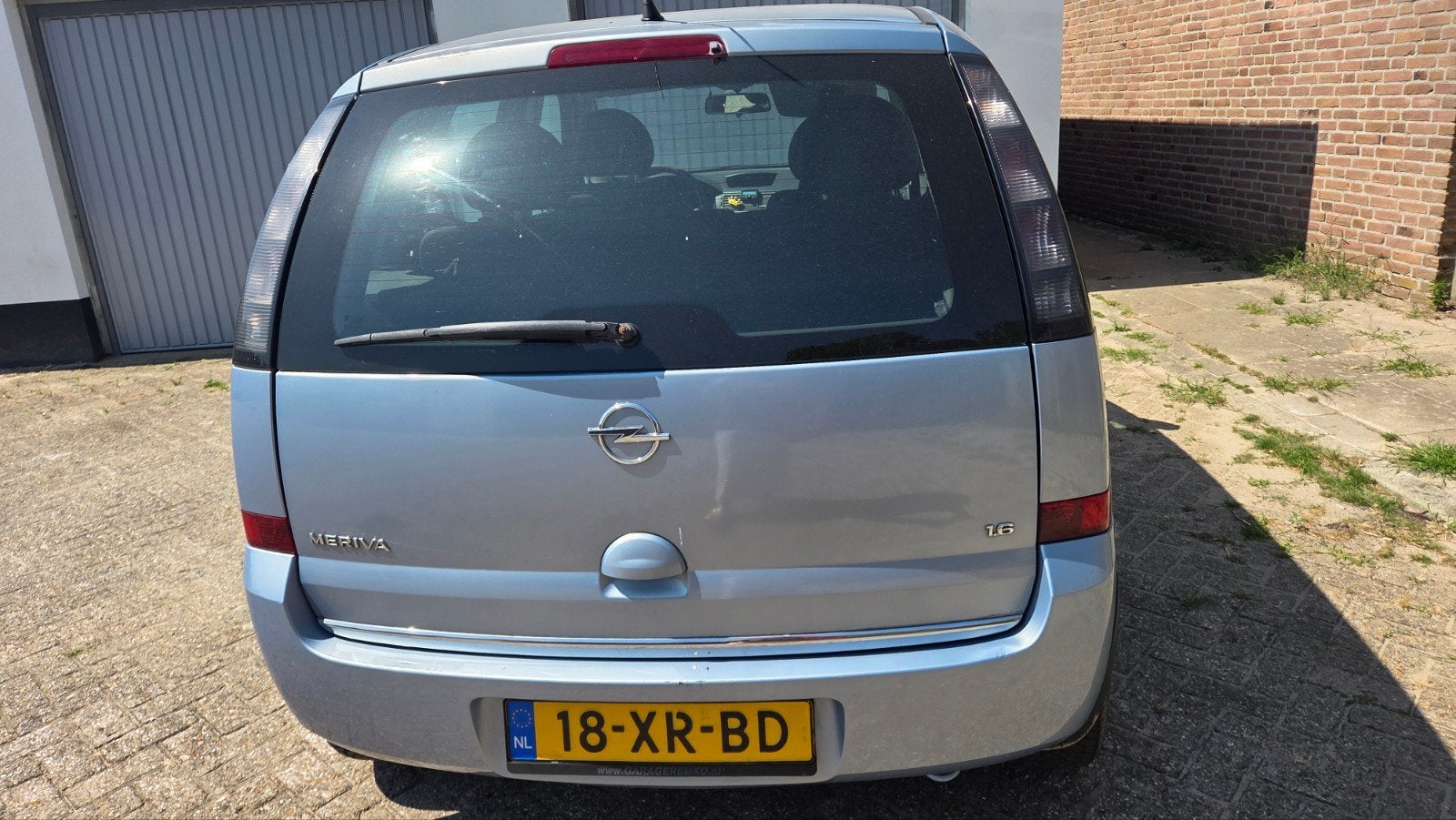 Opel Meriva 1.6 16V 77KW 2007 Blauw, Voorwielaandrijving, 4 cilinders, Blauw, Origineel Nederlands