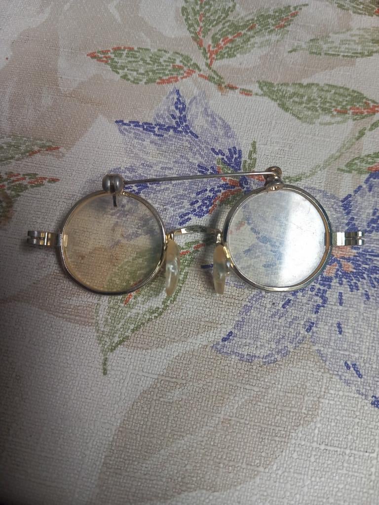 2 x Vintage broche /vergrootglas, Antiek en Kunst, Ophalen of Verzenden