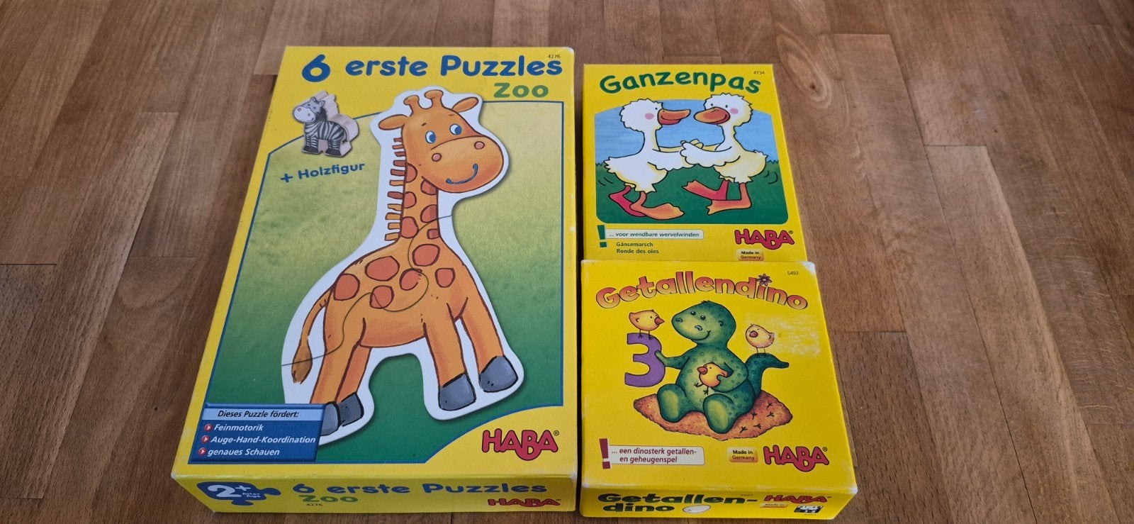 HABA Puzzels en Spelletjes: Zoo, Ganzenpas, Getallendino, Kinderen en Baby's, Speelgoed | Kinderpuzzels, Ophalen of Verzenden