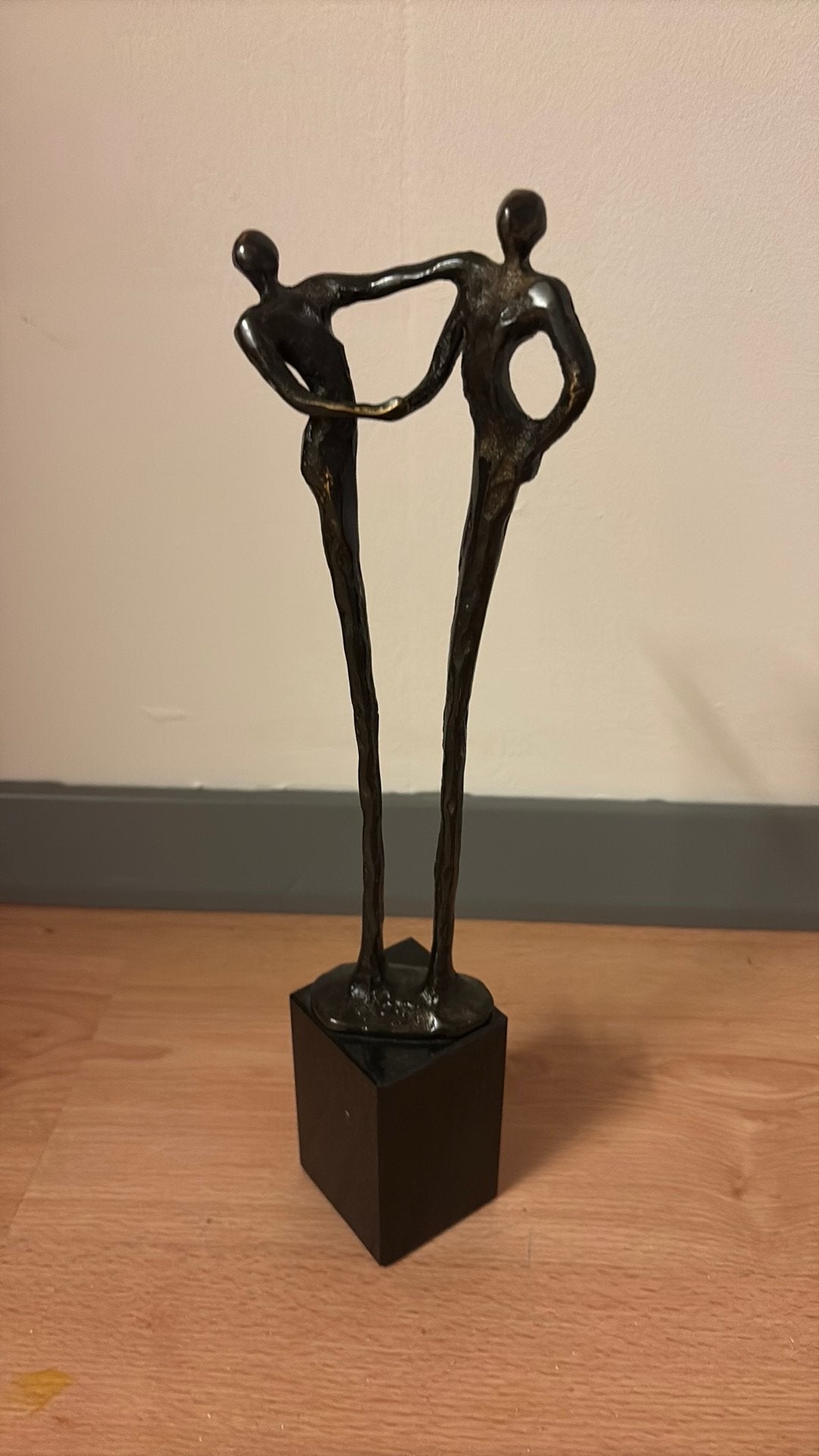 Bronzen beeldje, Antiek en Kunst, Ophalen of Verzenden, 31 cm, Beeld