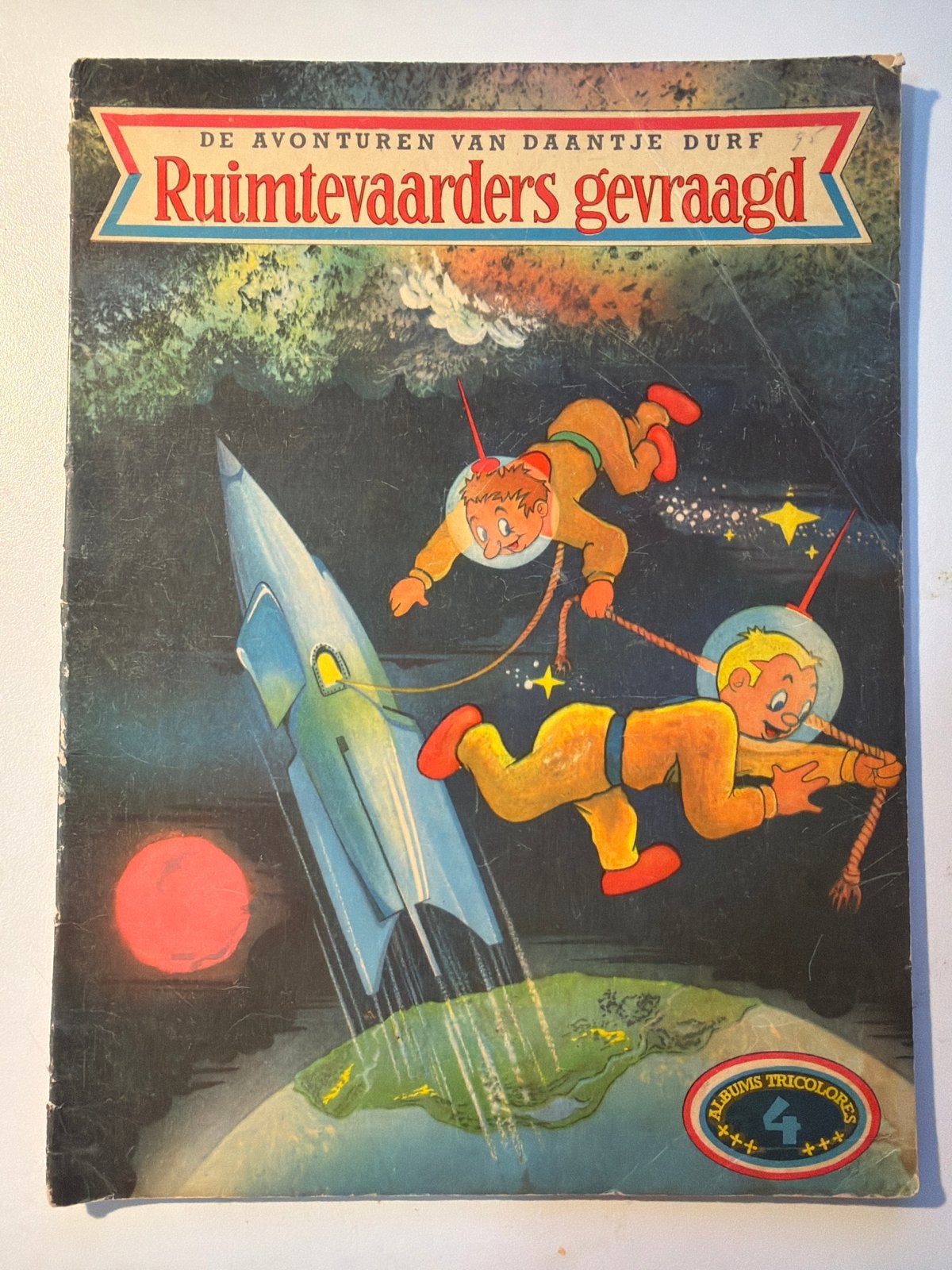 De Avonturen van Daantje Durf - Ruimtevaarders Gevraagd, Eén stripboek, Ophalen of Verzenden, Gelezen