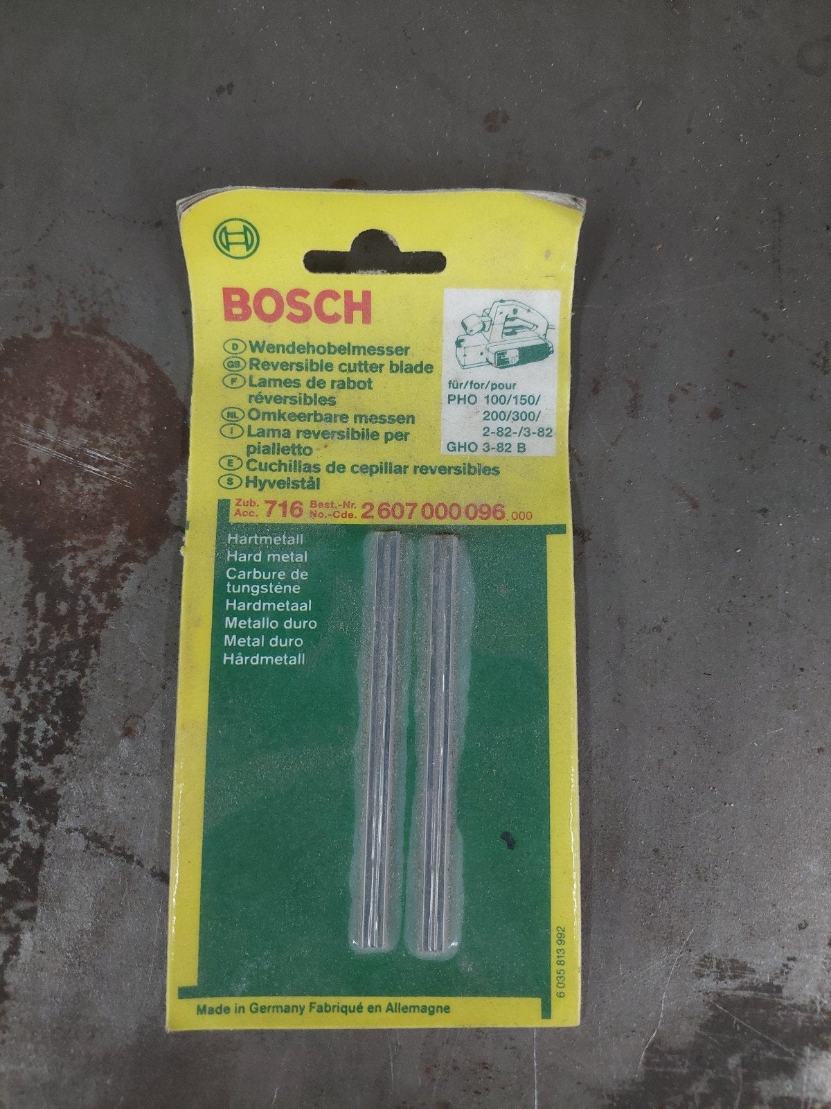 Nieuwe Bosch schaafmessen, Doe-het-zelf en Verbouw, Ophalen of Verzenden, Nieuw