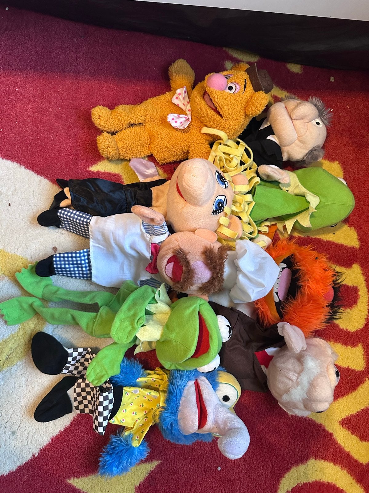 Muppet Show handpoppen - Kermit, Miss Piggy, Fozzie en meer, Ophalen, Gebruikt, Overige merken, Overige karakters