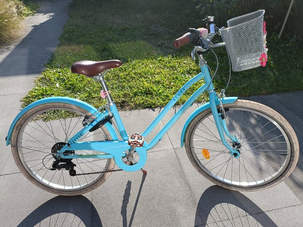 B-twin elops 24 inch, Ophalen, Velgrem, Btwin (Decathlon), Handrem