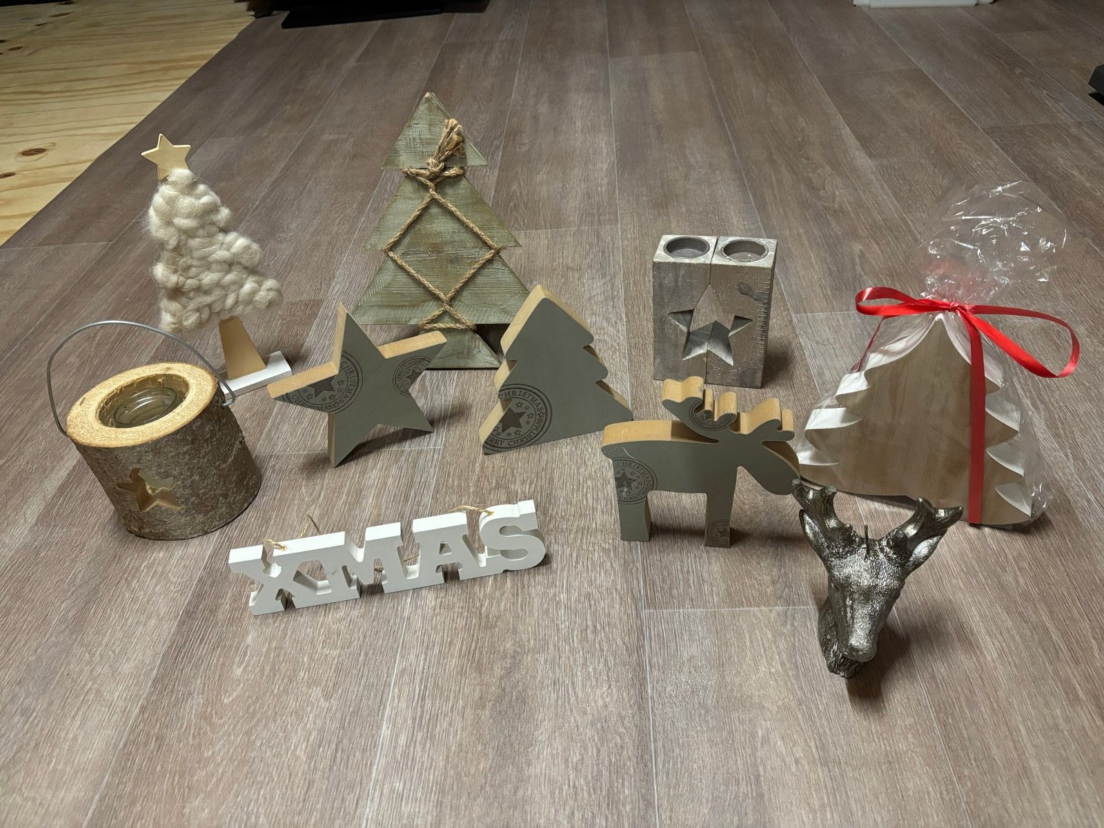 Kerst deco en leuk led boompje, Ophalen of Verzenden