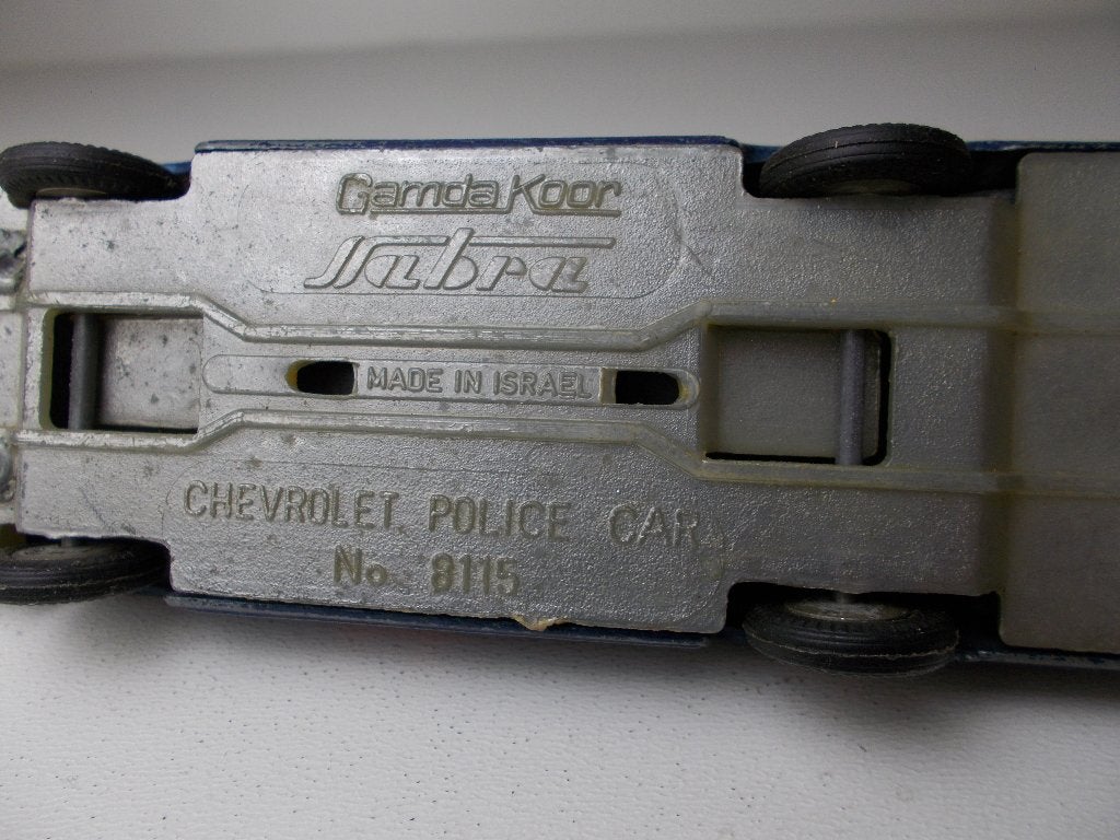1968 Gamda Koor Sabra 8115 CHEVROLET POLICE CAR (Israel), Ophalen of Verzenden, Gebruikt, Auto, Overige merken