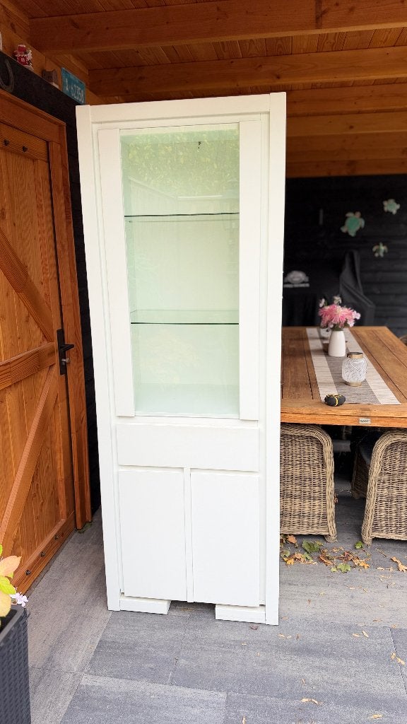 Vitrinekast, Ophalen, Gebruikt, Met lade(s), 50 tot 100 cm