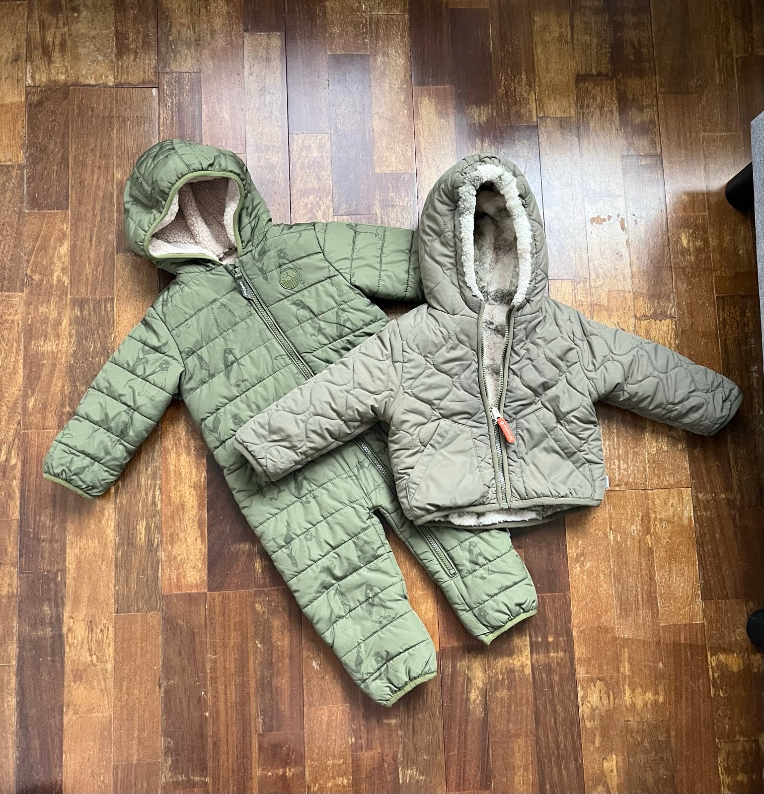 Noppies Winter Overall + Omkeerbaar Jasje 74-80cm, Ophalen of Verzenden, Gebruikt, Jongetje of Meisje, Setje