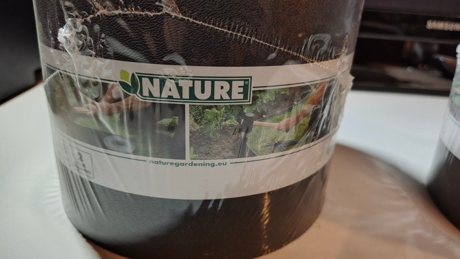 Nature Borderrol 15 cm x 15 m - Zwart, Tuin en Terras, Kunststof, Ophalen of Verzenden, Minder dan 25 cm, Border
