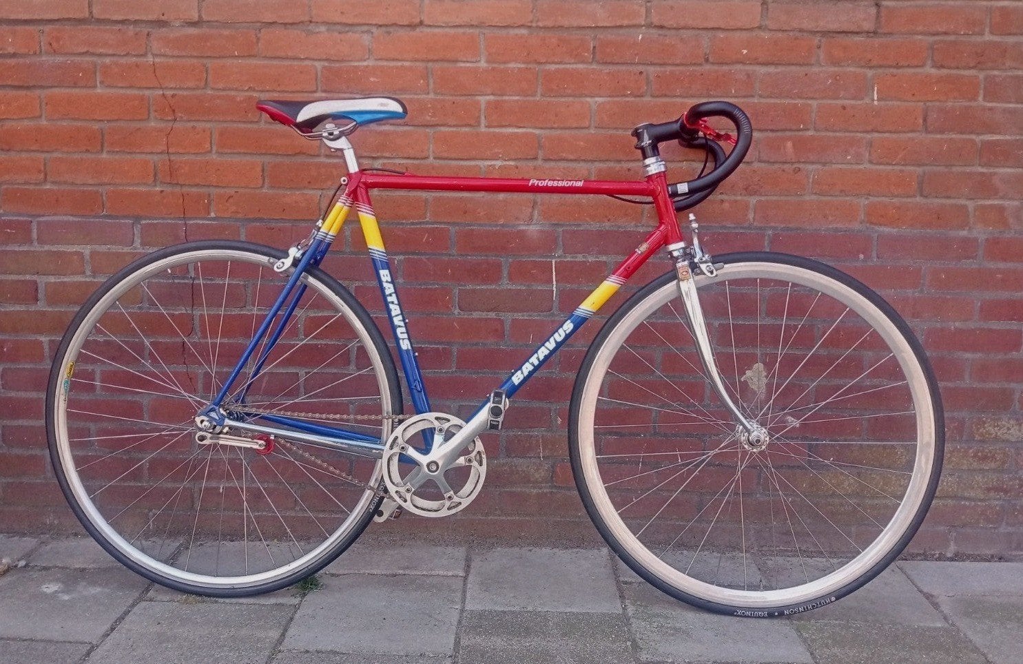 Batavus Single Speed 56 cm Rijklaar!, Ophalen, Gebruikt, Velgrem, Batavus