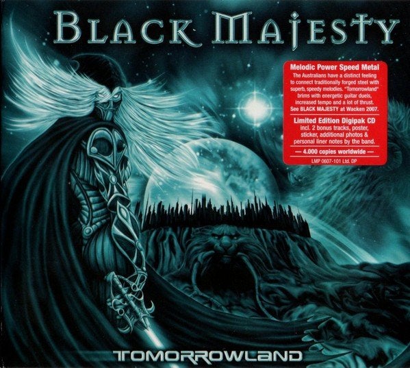 Cd Black Majesty - Tomorrow Land, USA & Europe, 1 juni 2007., Ophalen, Zo goed als nieuw