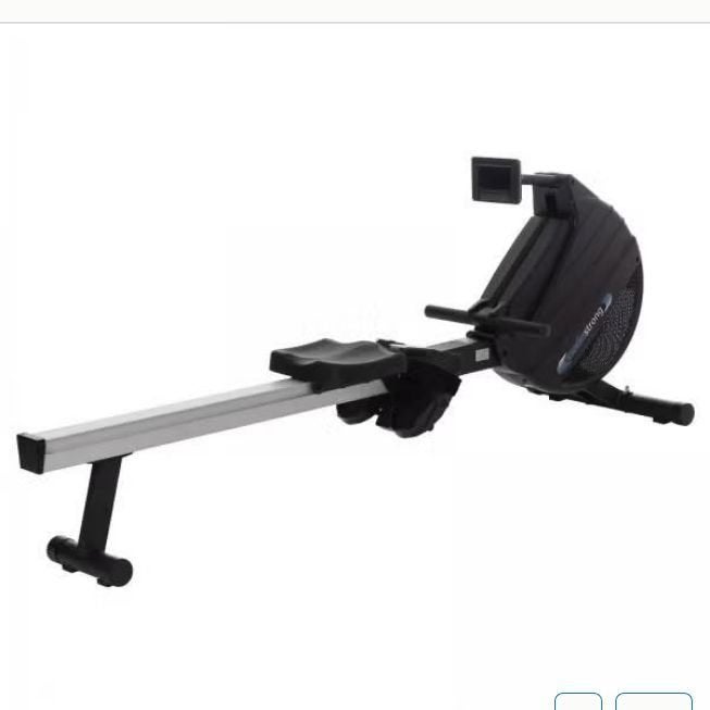 CARDIOSTRONG Roeitrainer met trekkabel - Full-body workout, Ophalen of Verzenden, Zo goed als nieuw, Rug, Metaal