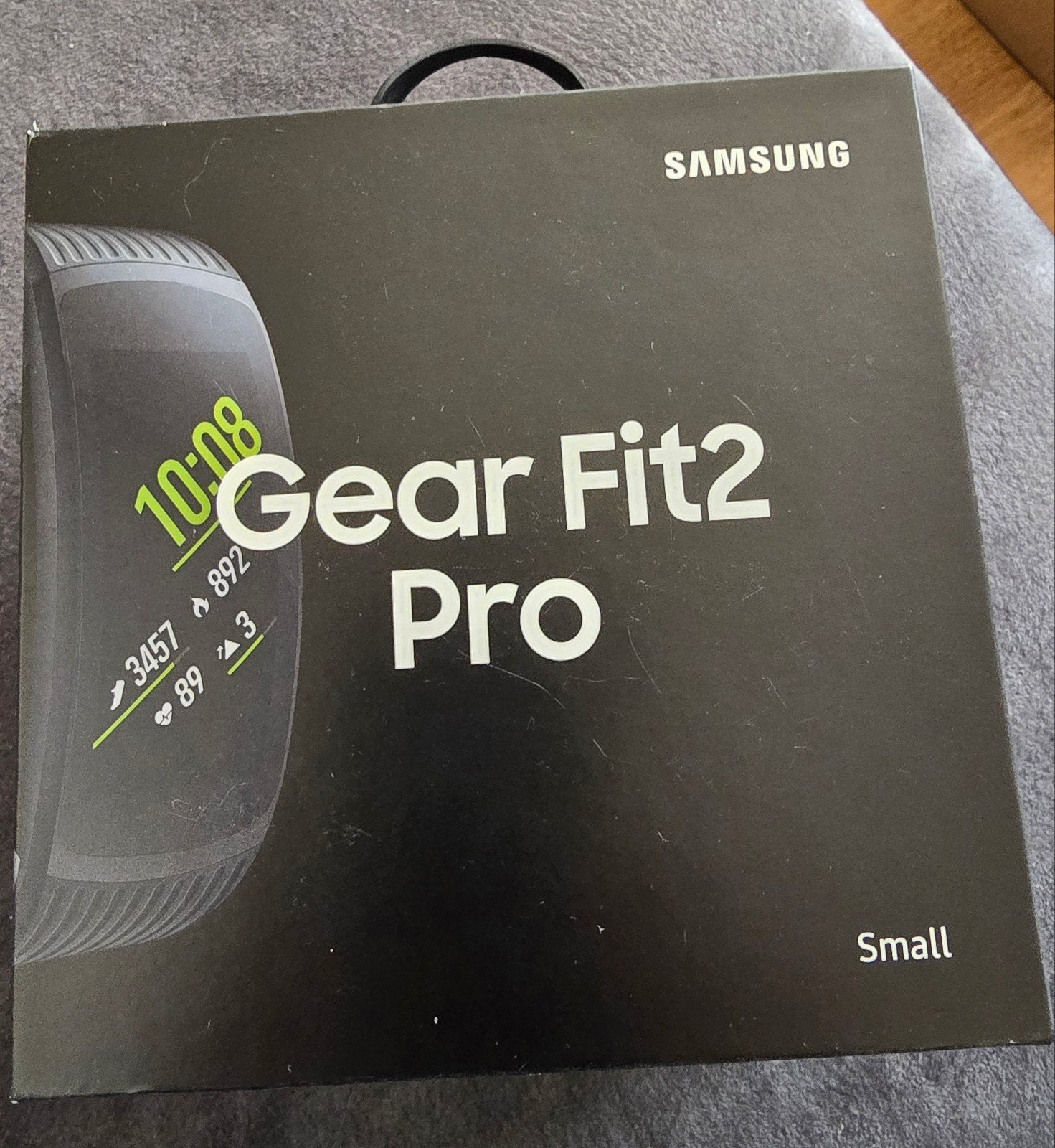 Samsung Gear Fit2 Pro Small - Zwart, Ophalen, Zwart, Zo goed als nieuw, Samsung