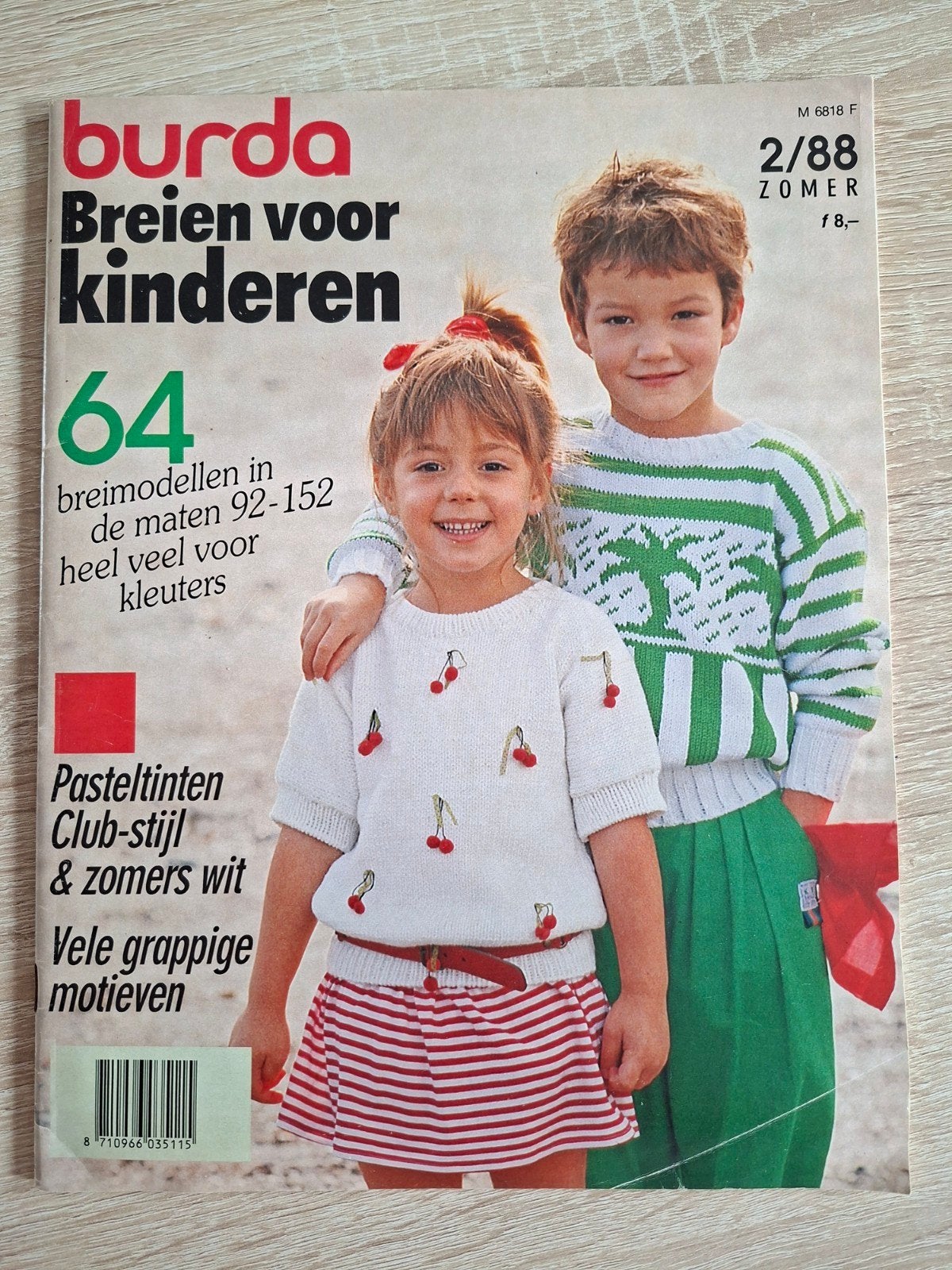 Burda Breien voor Kinderen Zomer 1988 - Breipatronen, Hobby en Vrije tijd, Breien en Haken, Ophalen of Verzenden, Gebruikt, Breien