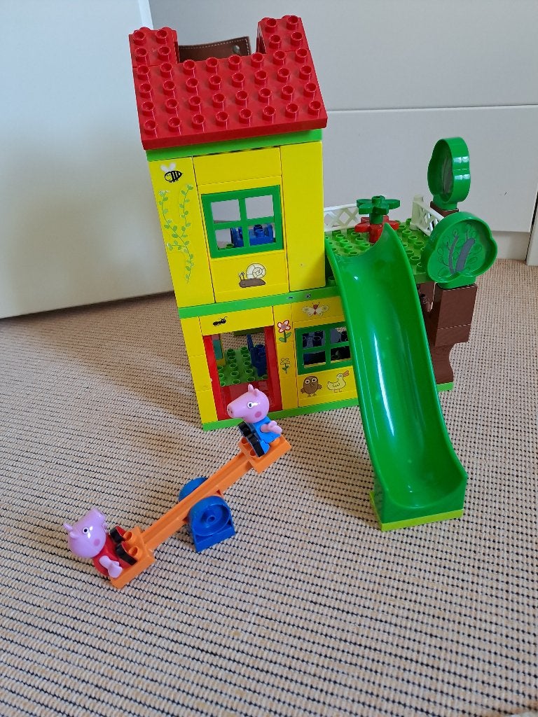 Peppa Big Bloxx speelhuis met Peppa en George, Ophalen, Gebruikt, Overige merken