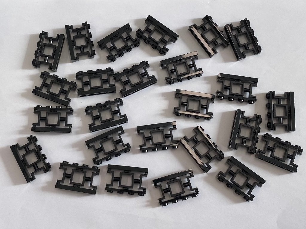 Partij 25x 1x4x2 Lego Aziatische sier hekjes diverse kleuren, Overige thema's, Lego, Nieuw, Ophalen of Verzenden