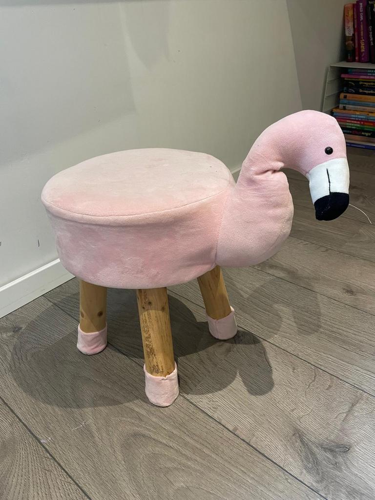Krukje Flamingo, Ophalen, Gebruikt, Hout