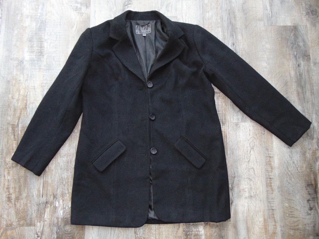Bonprix jas zwart maat 44 halflang blazer jasje BPC, Bonprix, Zwart, Maat 42/44 (L), Ophalen of Verzenden