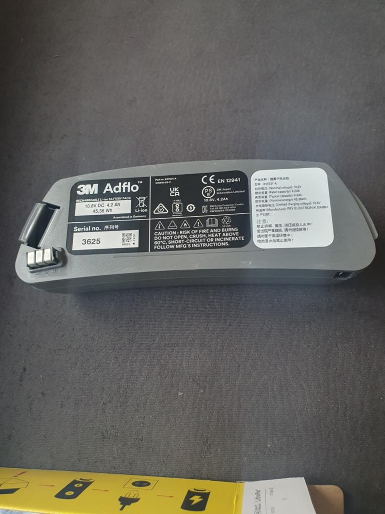 Nieuwe 3M Speedglas Adflo Li-ion Heavy Duty Batterij, Doe-het-zelf en Verbouw, Elektra en Kabels, Ophalen of Verzenden
