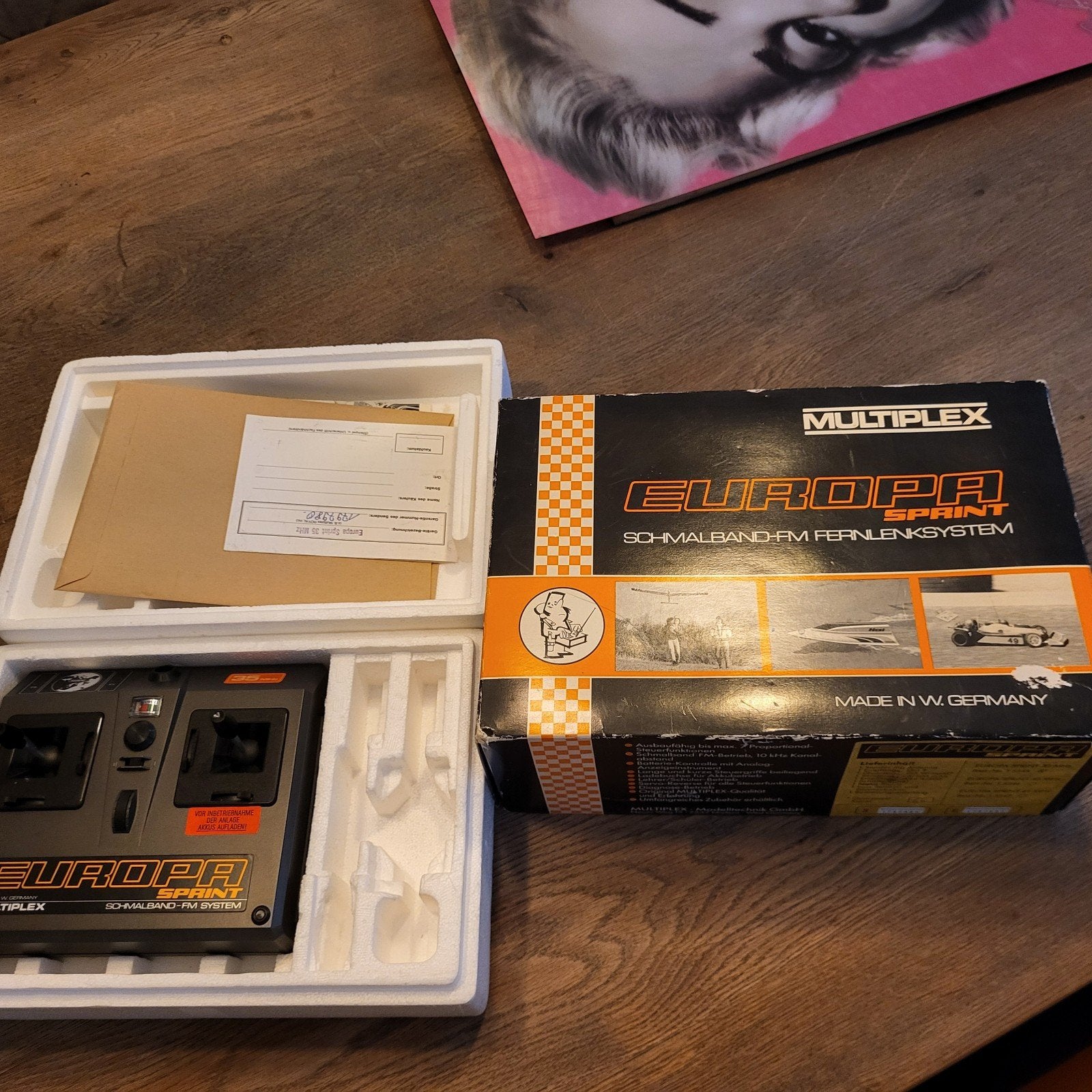 Vintage Multiplex Europa Sprint RC Zender (in doos), Ophalen of Verzenden