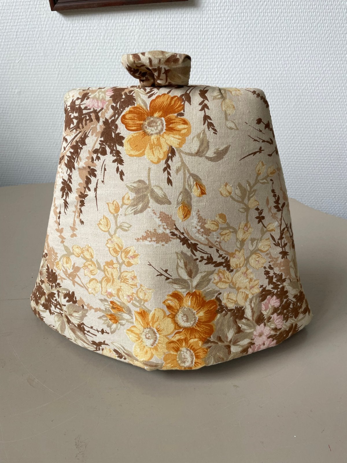 Theemuts stof - Bloemenprint, Ophalen of Verzenden, Zo goed als nieuw