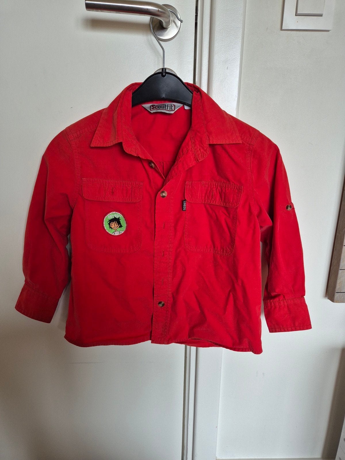 scouting blouse bevers Maat 122, Kinderen en Baby's, Kinderkleding | Overige, Ophalen of Verzenden, Gebruikt, Scoutfit, Jongen of Meisje