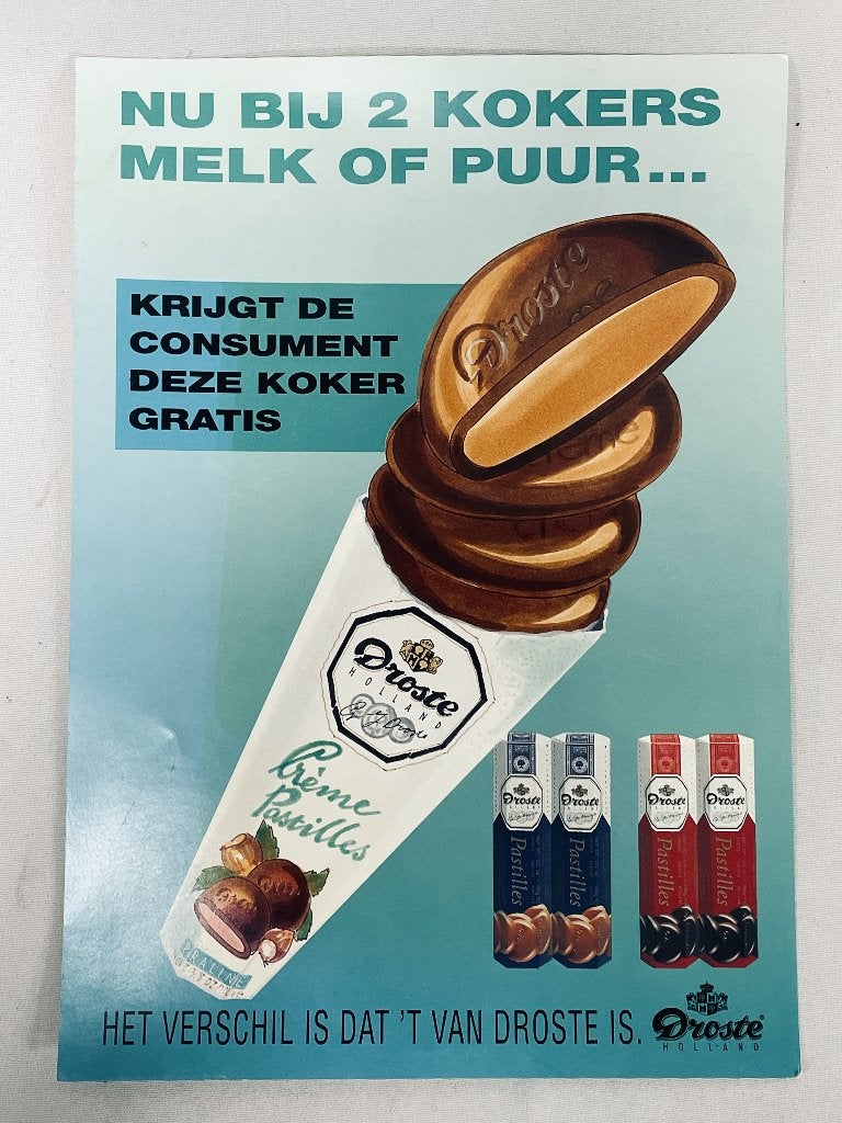 Droste Kokers info flyer voor winkeliers B2B, Gebruikt, -, -, Overige typen