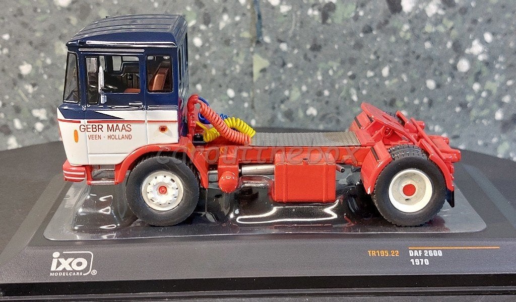 Daf 2600 1970 blauw/wit 1:43 Ixo V1083, Verzenden, Nieuw, Bus of Vrachtwagen, Overige merken