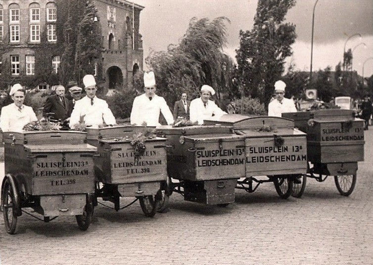 Vervoer-Beroepen-Foto-A- 557  Leidschendam -Bakkers - Repro, 1980 tot heden, Foto, Nieuw, Ophalen of Verzenden