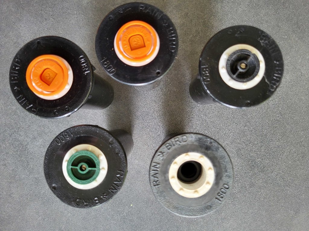 RAINBIRD popup 1800 sproeiers 5x, Ophalen of Verzenden, Nieuw, Sectorsproeier