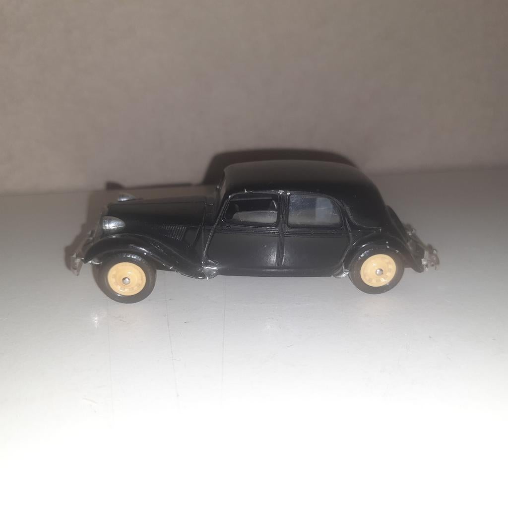 Antieke zwarte Citroën 15 Six 1939  Modelauto, Ophalen of Verzenden, Gebruikt, Auto, Solido