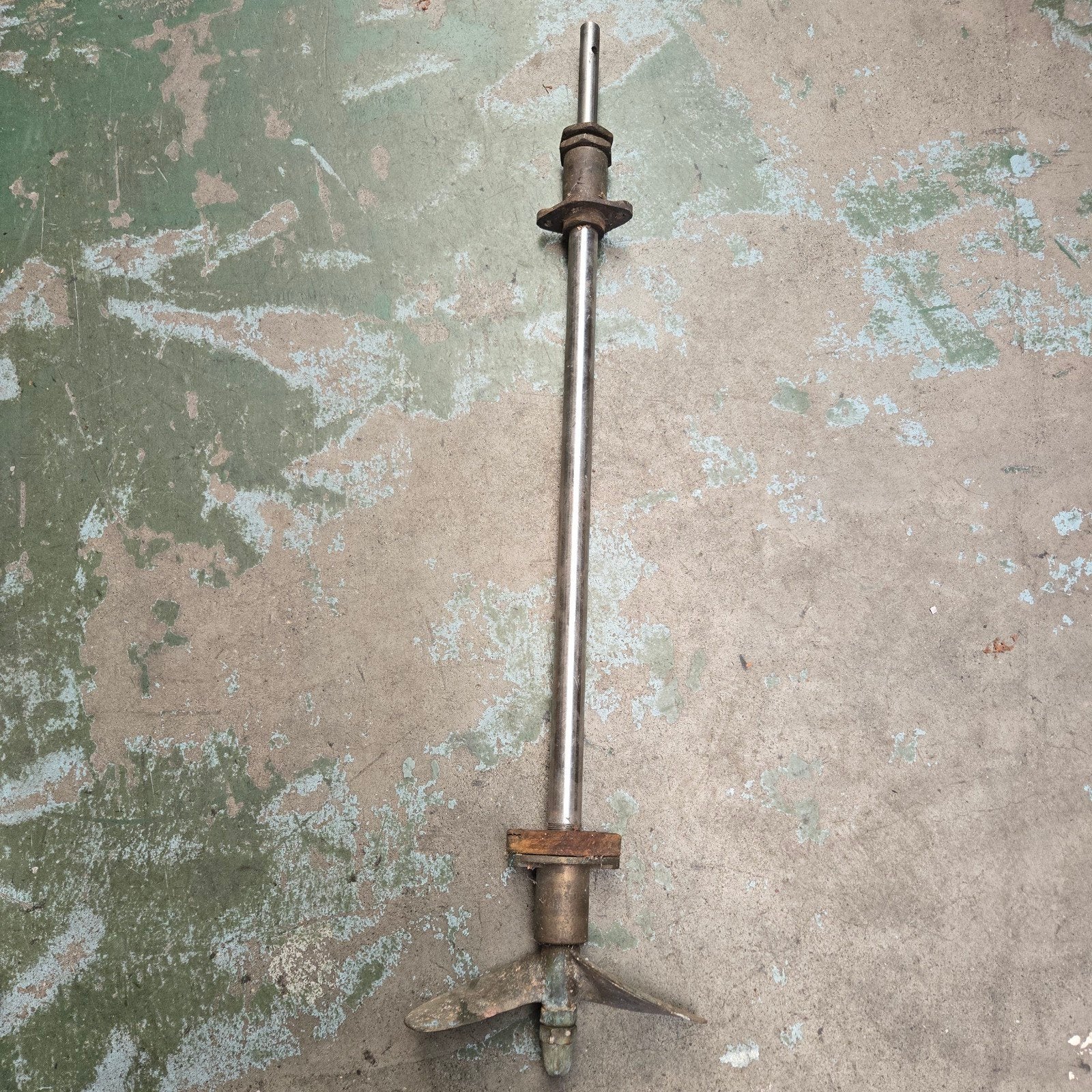 Metalen scheepsschroefas 97cm lang, Ophalen, ., ., Nederland