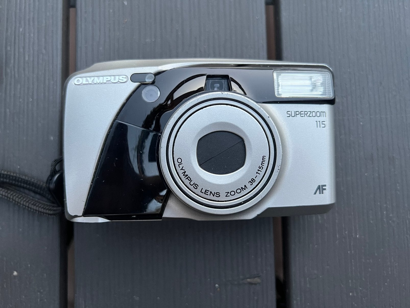 Olympus Superzoom 115 AF analoge compactcamera, Audio, Tv en Foto, Fotocamera's Analoog, Ophalen of Verzenden, Gebruikt, Compact