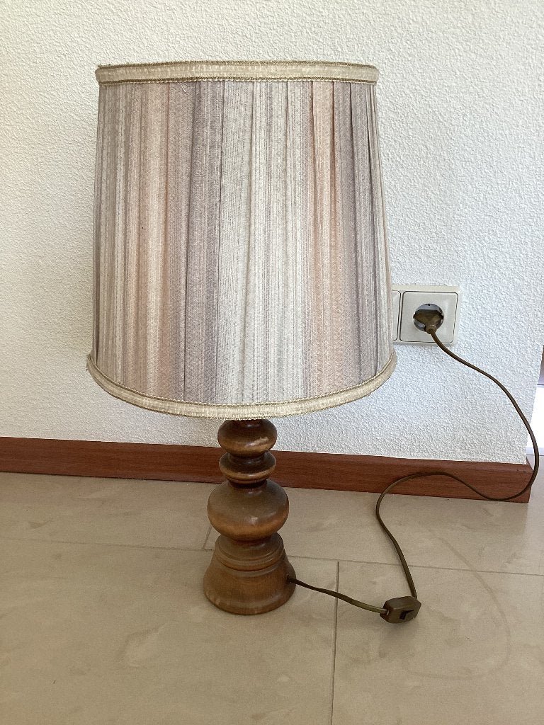 Vintage tafel lamp, Gebruikt, Vintage, Sfeerlamp, Met schakelaar