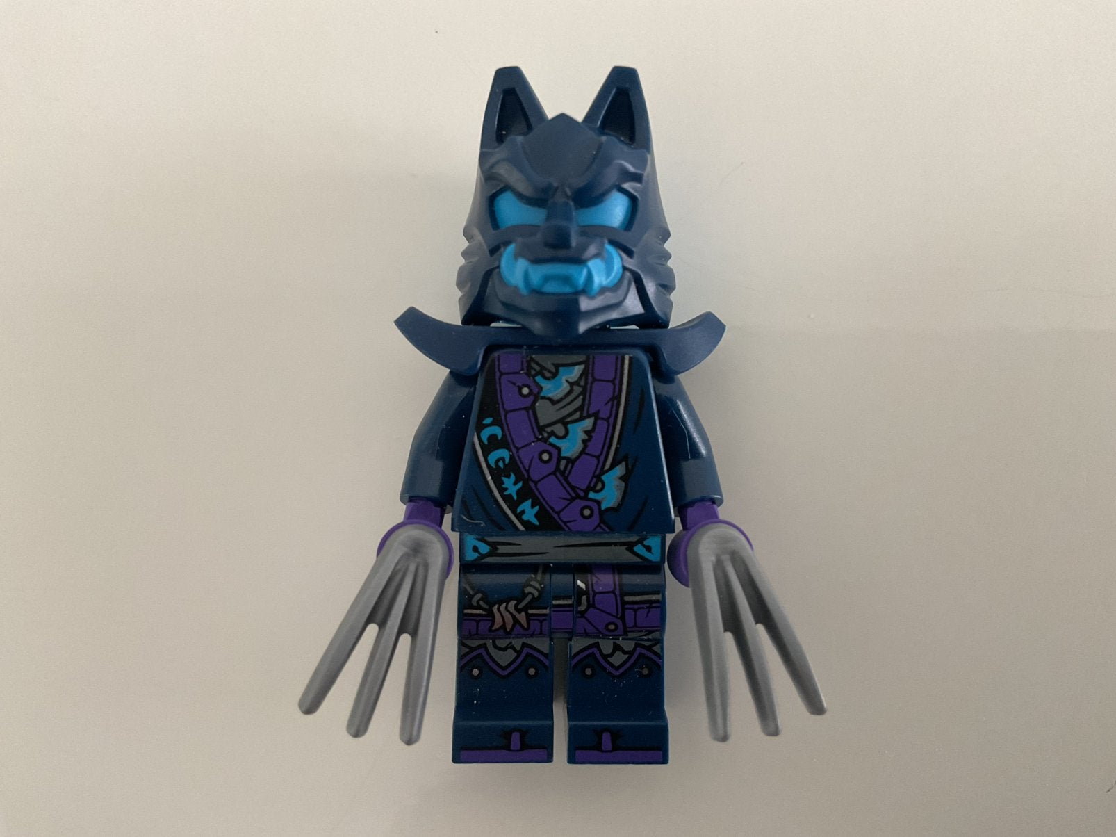 LEGO Ninjago - minifiguur - njo0851 - Wolf Mask Warrior, Compleet, Lego, Ophalen of Verzenden, Zo goed als nieuw