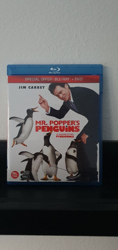 Mr. Popper’s Penguins *Blu-Ray, Ophalen of Verzenden, Zo goed als nieuw, Blu-ray, Humor en Cabaret