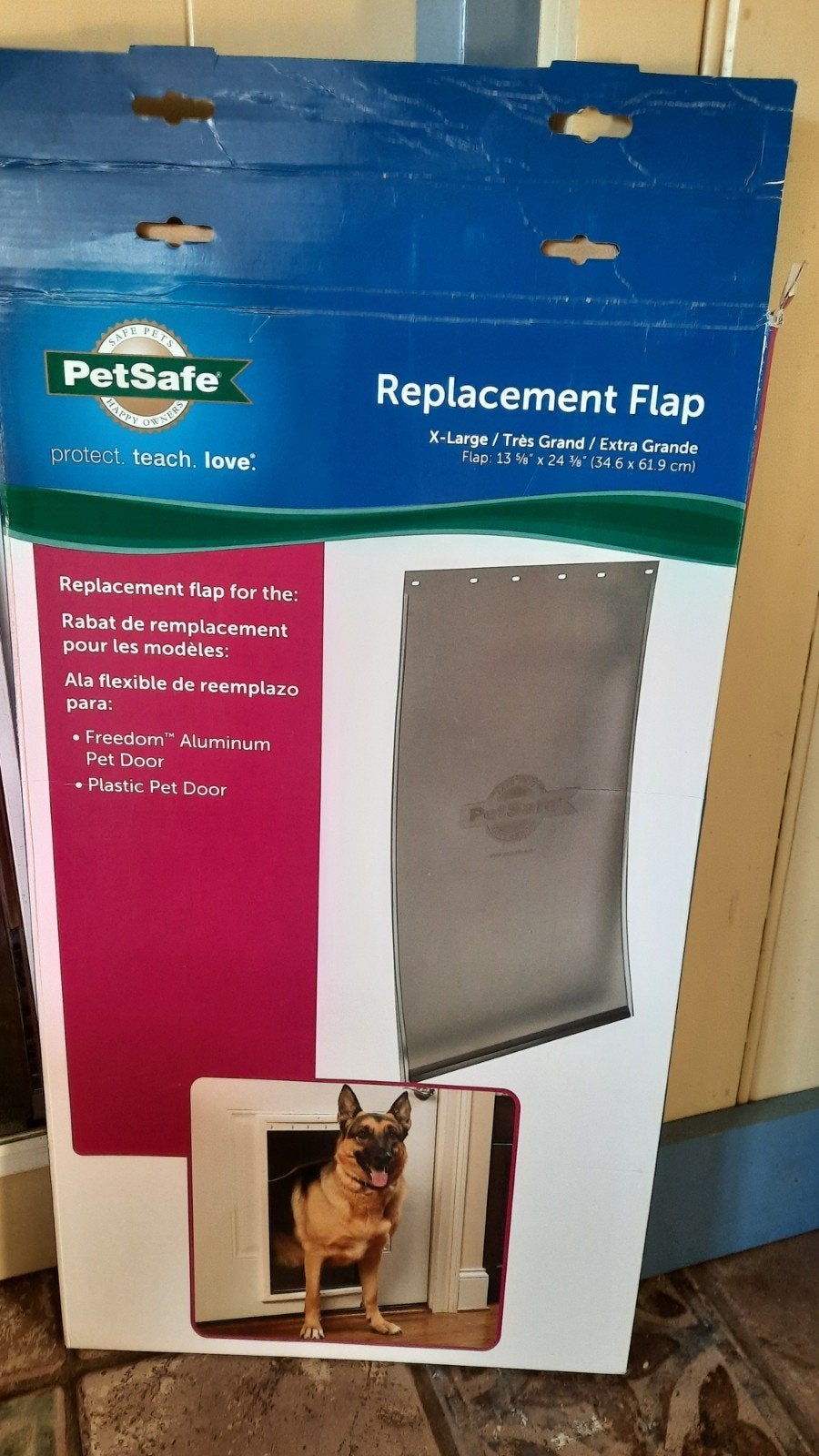 Petsafe hondenflap XXL voor hondenluik replacement deurluik, Ophalen of Verzenden, Gebruikt