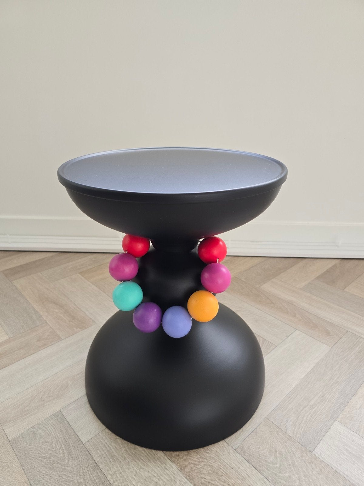 tafel, bijzet tafel, Minder dan 55 cm, Metaal of Aluminium, Design, Rond