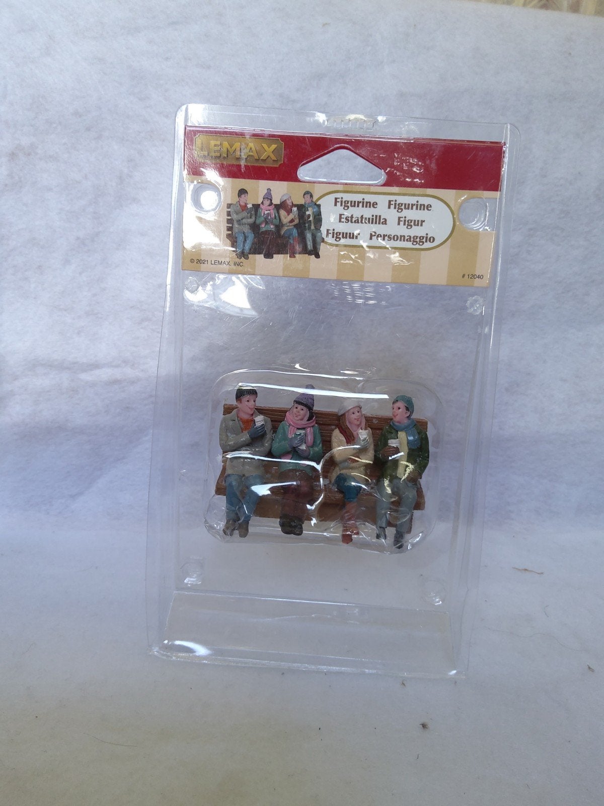 Lemax 22040 Coffee and Friends Figurine   B6, Ophalen of Verzenden, Zo goed als nieuw