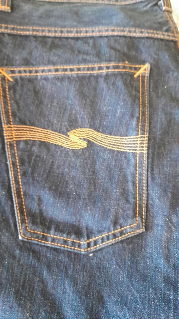 Nudie, 2 jeans broeken van het merk NUDIE, maat 34/34, Ophalen of Verzenden, Zo goed als nieuw, Blauw, W33 - W34 (confectie 48/50)
