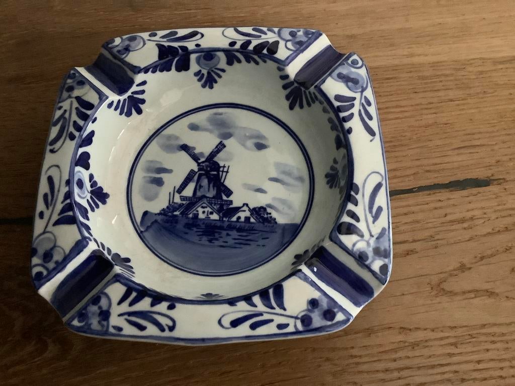 Delfs blauwe asbak, Ophalen of Verzenden