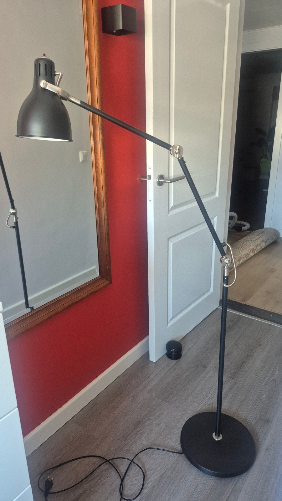 Ikea staande lamp, Huis en Inrichting, Ophalen, Zo goed als nieuw, E27 (groot), 150 tot 200 cm