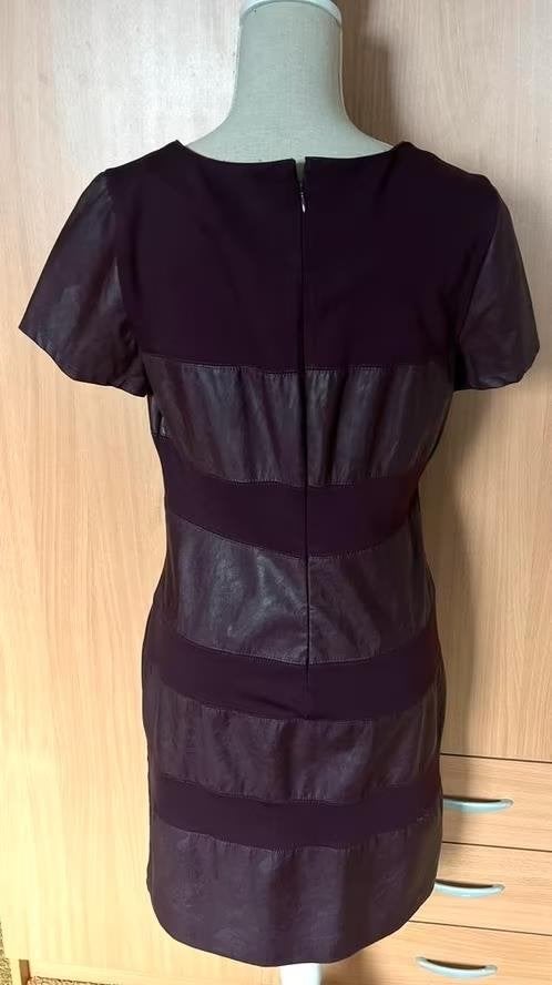 Only lederlook jurk maat 40/42[v], Kleding | Dames, Maat 38/40 (M), Zwart, Ophalen of Verzenden, Zo goed als nieuw