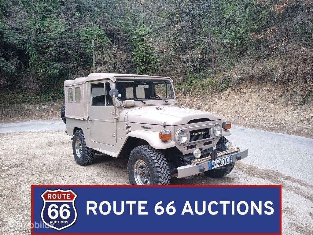 Toyota Land Cruiser FJ43 | 1975 | Route 66 Auctions, Auto's, Overige carrosserieën, Zwart, Bedrijf, Handgeschakeld