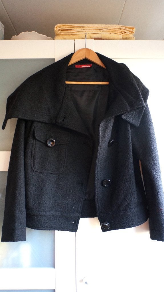 Dames Winter Jas. Young Fashion. Missy Bitsy. Maat 42, Zwart, Maat 42/44 (L), Ophalen of Verzenden, Zo goed als nieuw