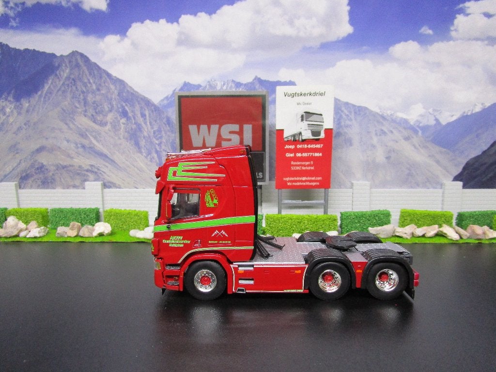 wsi 01-3350 scania r highline cr20h 6x2 aktiv, Hobby en Vrije tijd, Ophalen, Nieuw, Bus of Vrachtwagen, Wsi